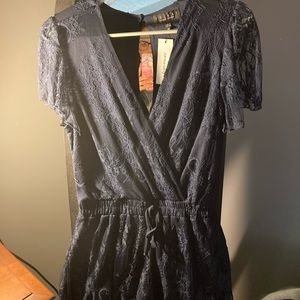 Francesca’s Navy Romper